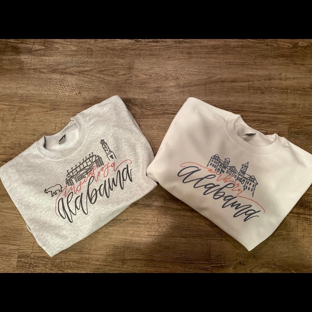 Auburn/BAMA sweatshirts